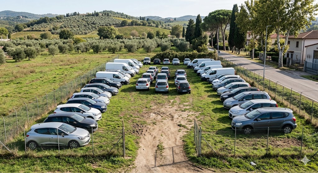 deposito-di-autoveicoli-in-area-a-verde-il-cambio-duso-e-rilevante-anche-senza-opere-e-la-prevalenza-non-si-applica-ai-terreni