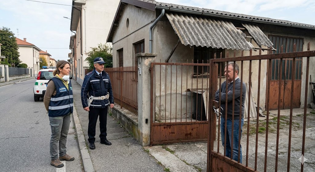amianto polizia locale
