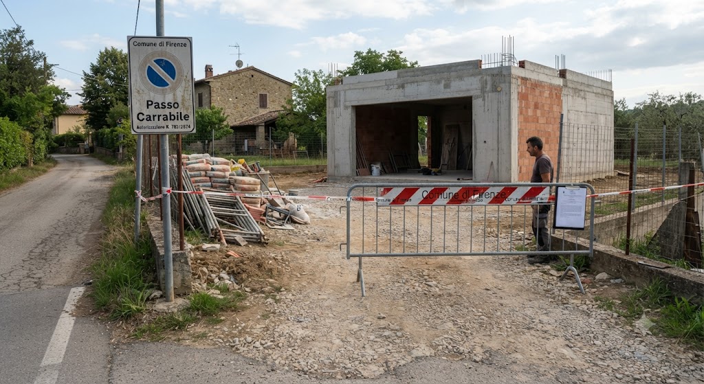 passo carrabile scia edilizia