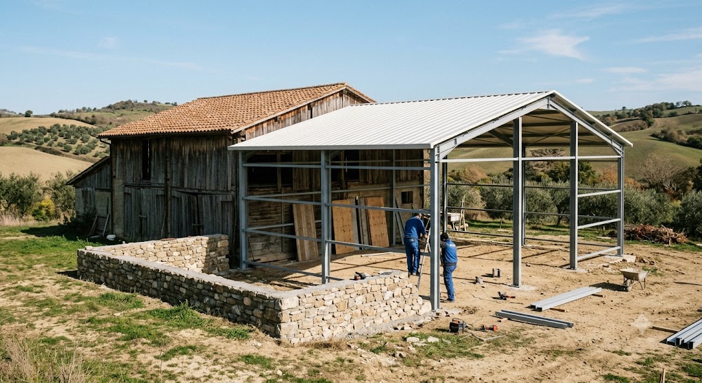 tettoglia agricola edilizia pertinenza